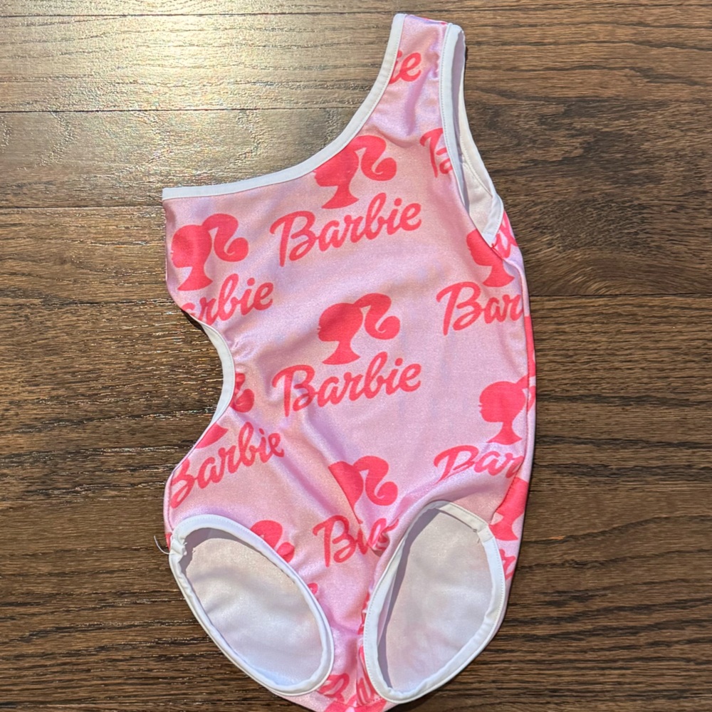 Fancy Schmancy Baby Designer Inspired Swimsuit Swim Tarzan One Shoulder Barbie 2